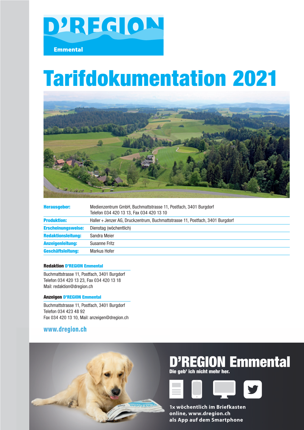 Tarifdokumentation 2021