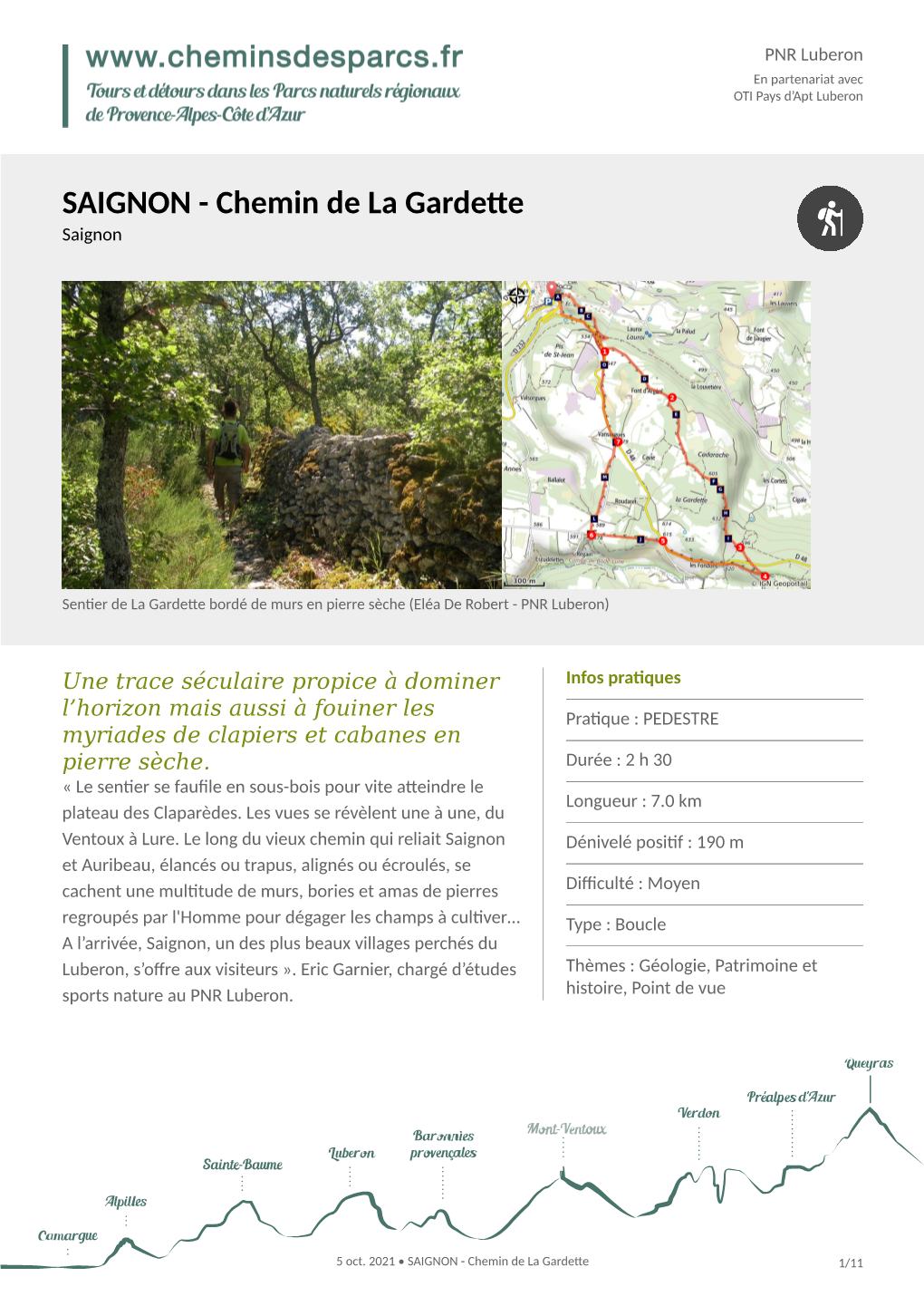 SAIGNON - Chemin De La Gardette Saignon
