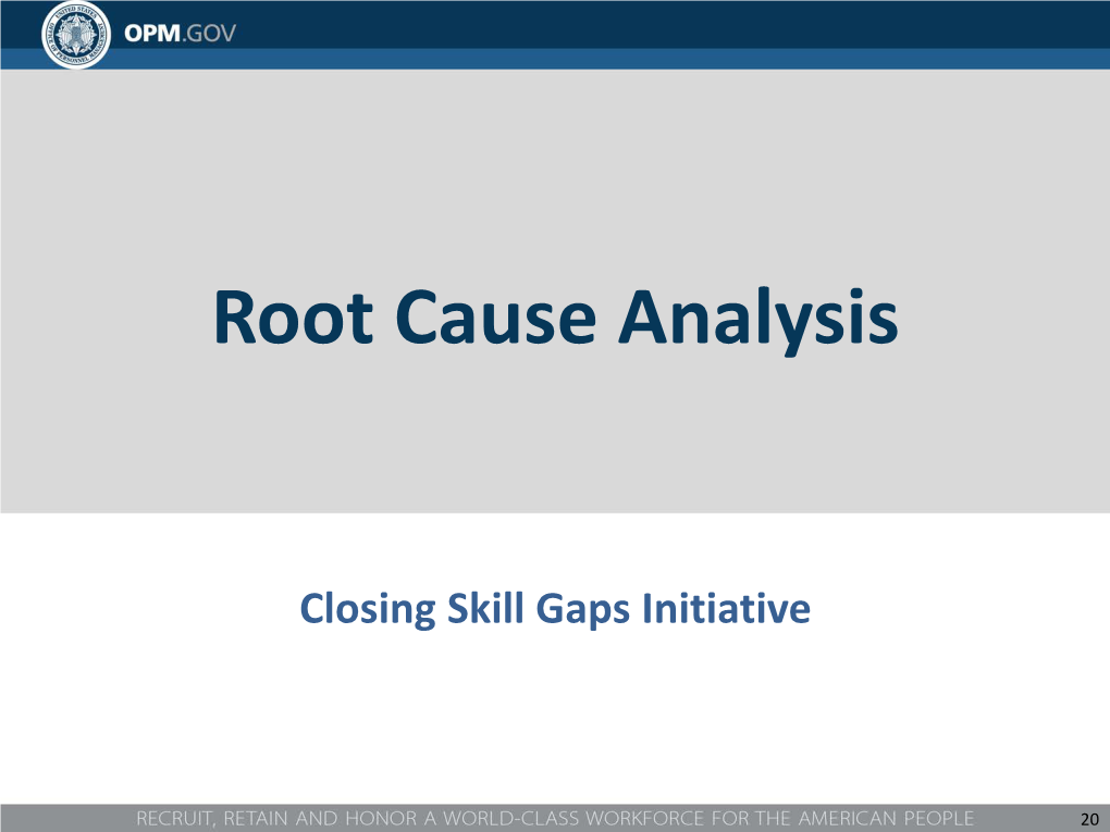 Ishikawa Root Cause Analysis Methodology