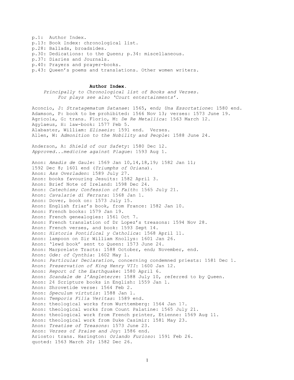 Indexes: ‘Churchwardens’ Accounts’