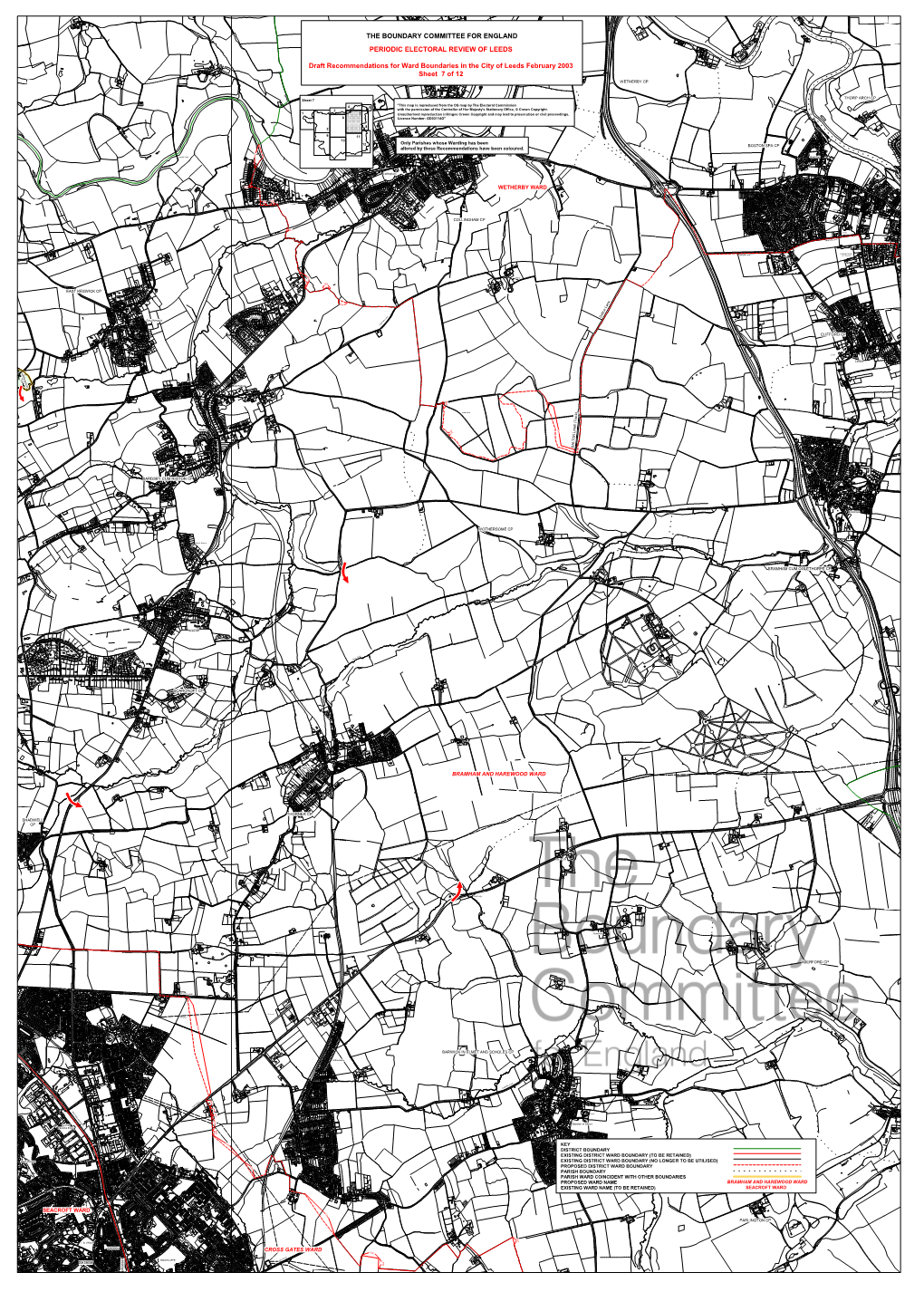 PERIODIC ELECTORAL REVIEW of LEEDS Draft Recommendations for Ward Boundaries in the City of Leeds February 2003 Sheet 7 of 12