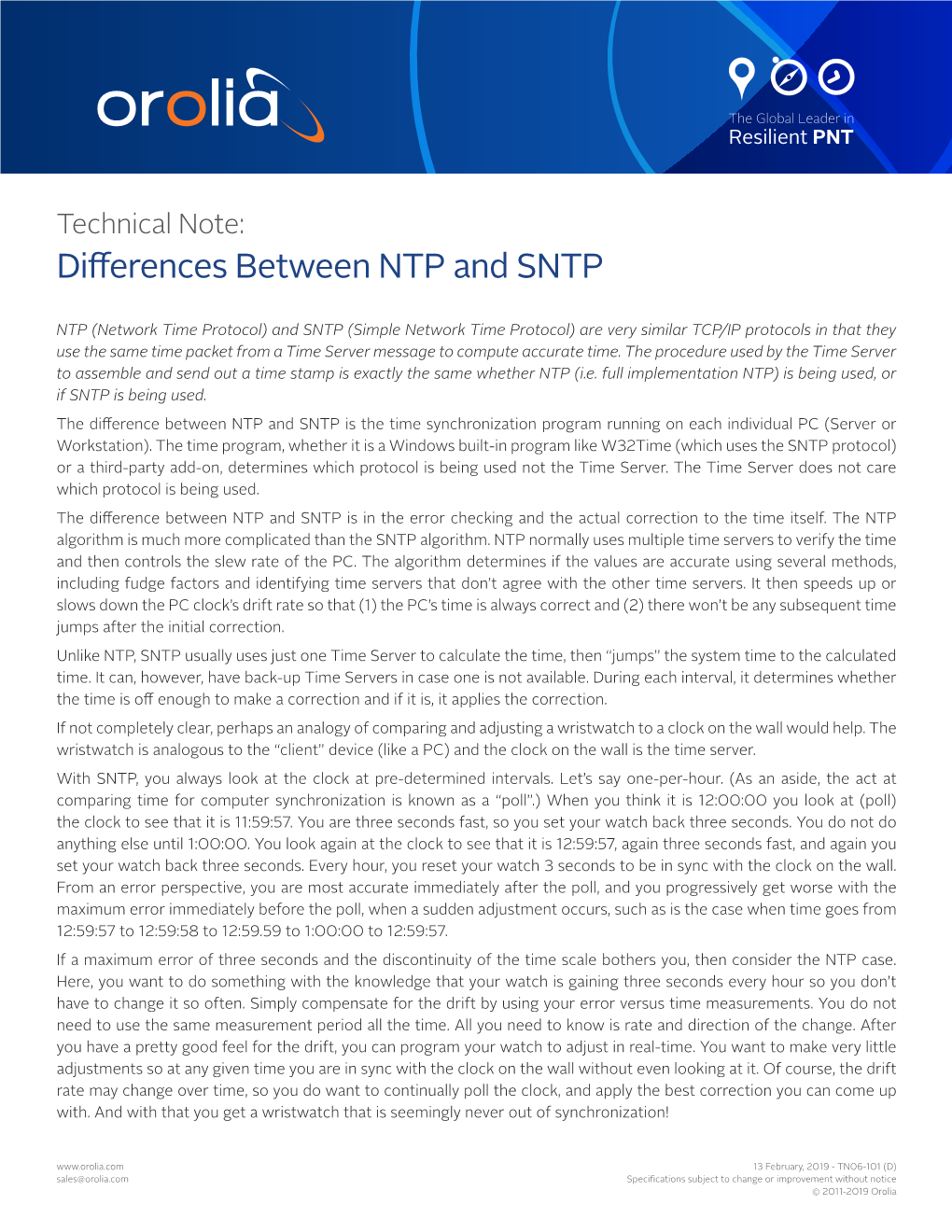 Differences Between NTP and SNTP