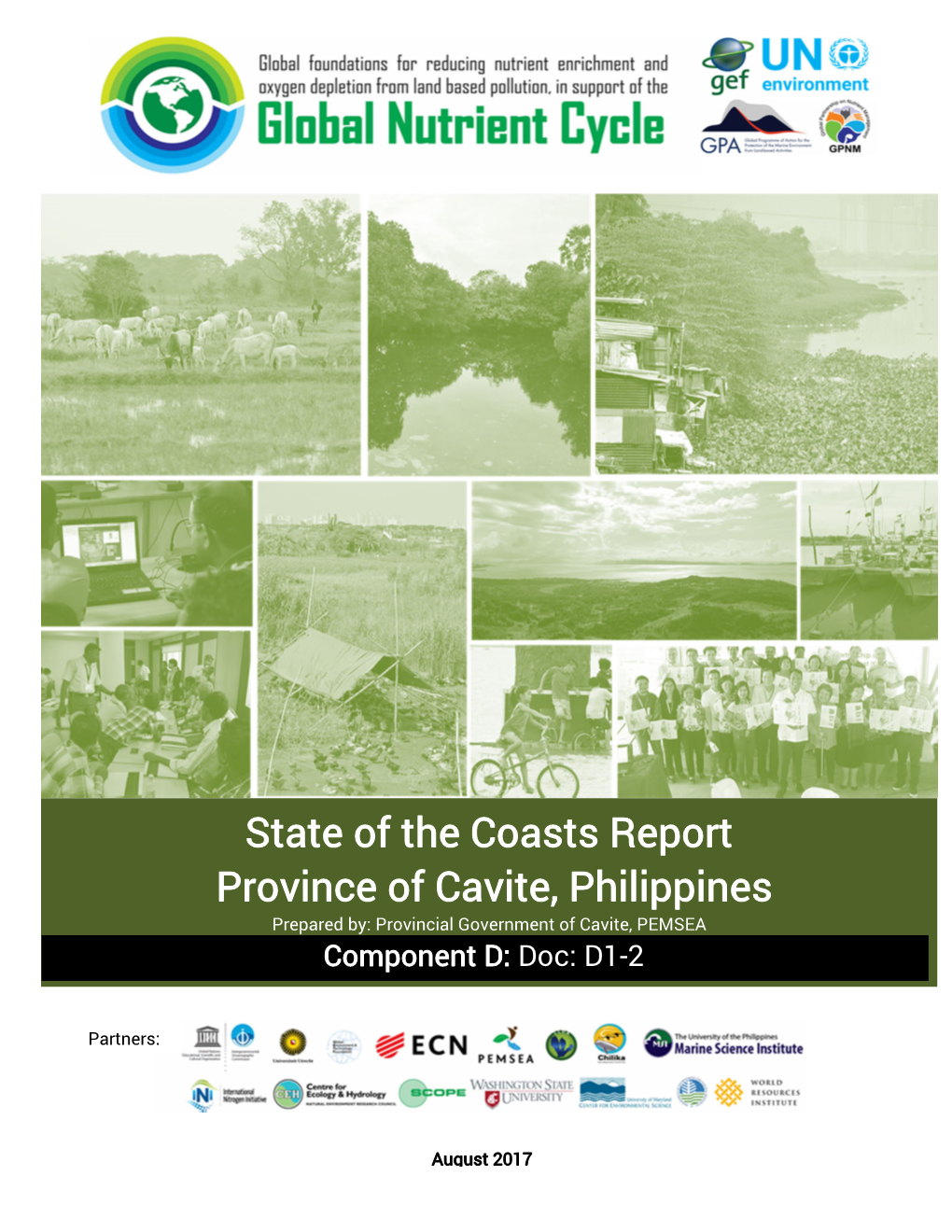 State of the Coasts Report Province of Cavite, Philippines Prepared By: Provincial Government of Cavite, PEMSEA Component D: Doc: D1-2