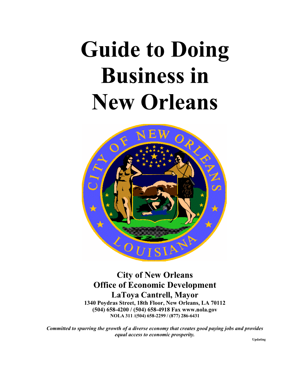 Guide to Doing Business in New Orleans