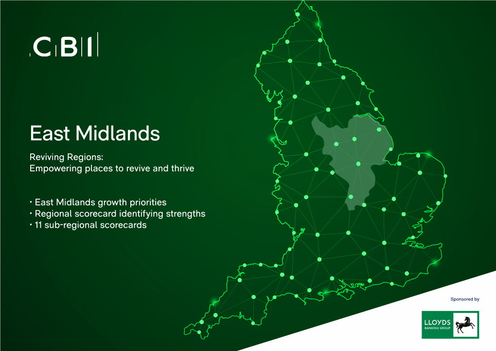 East Midlands Reviving Regions: Empowering Places to Revive and Thrive