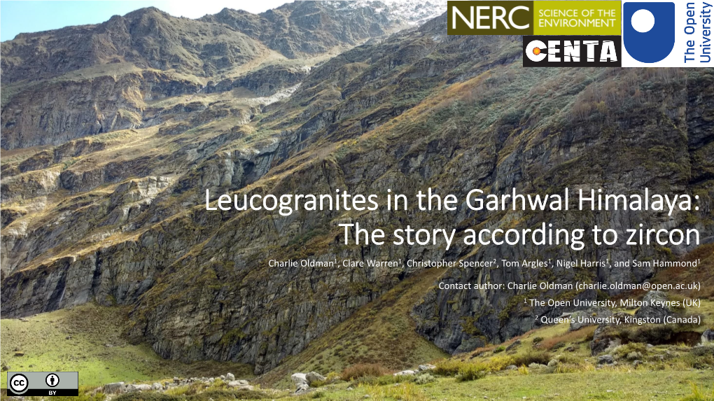 Leucogranites in the Garhwal Himalaya