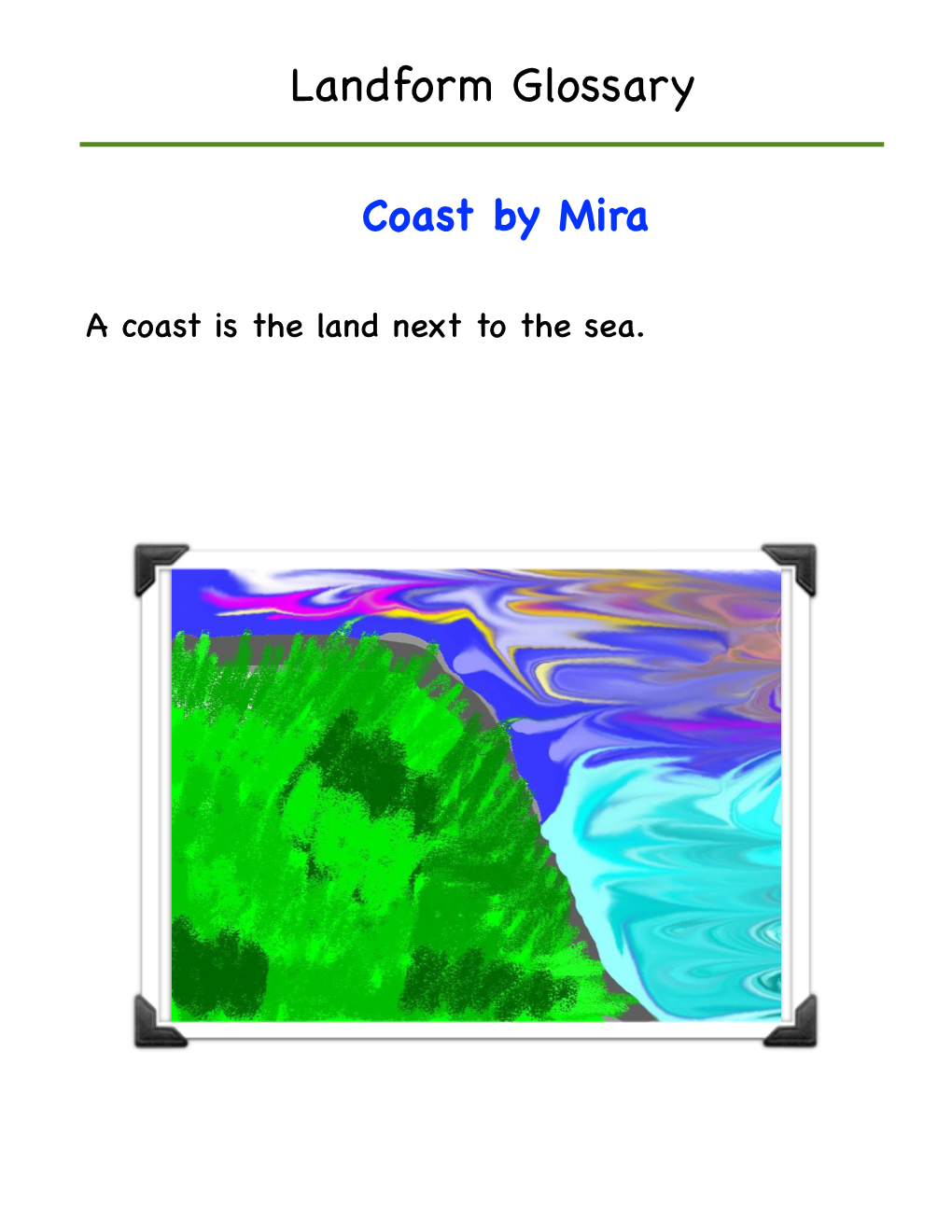 Landform Glossary