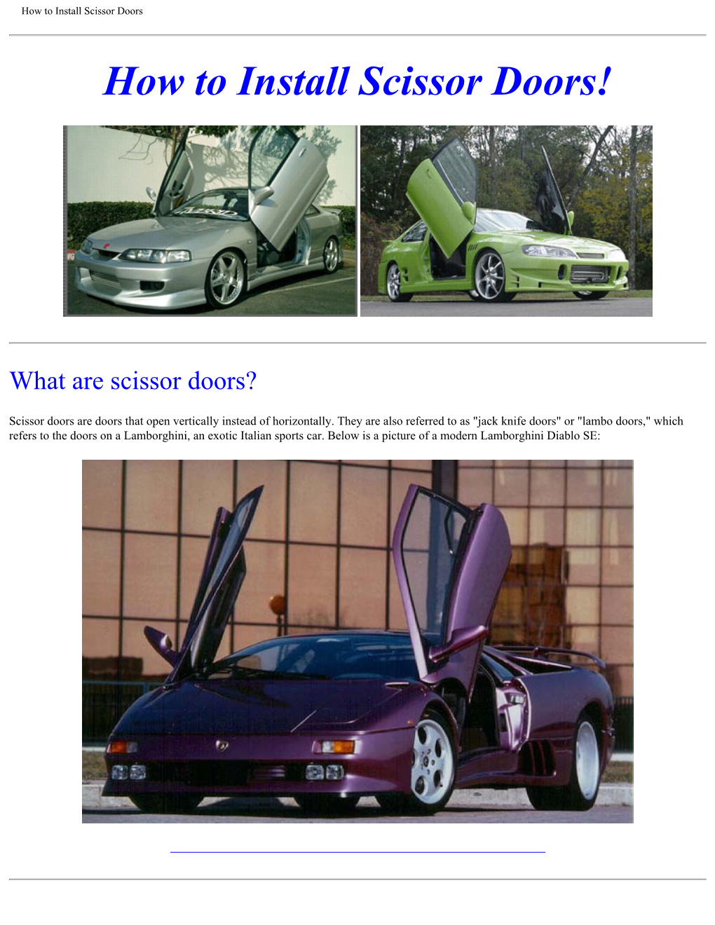 Lambo Door Conversion.Pdf