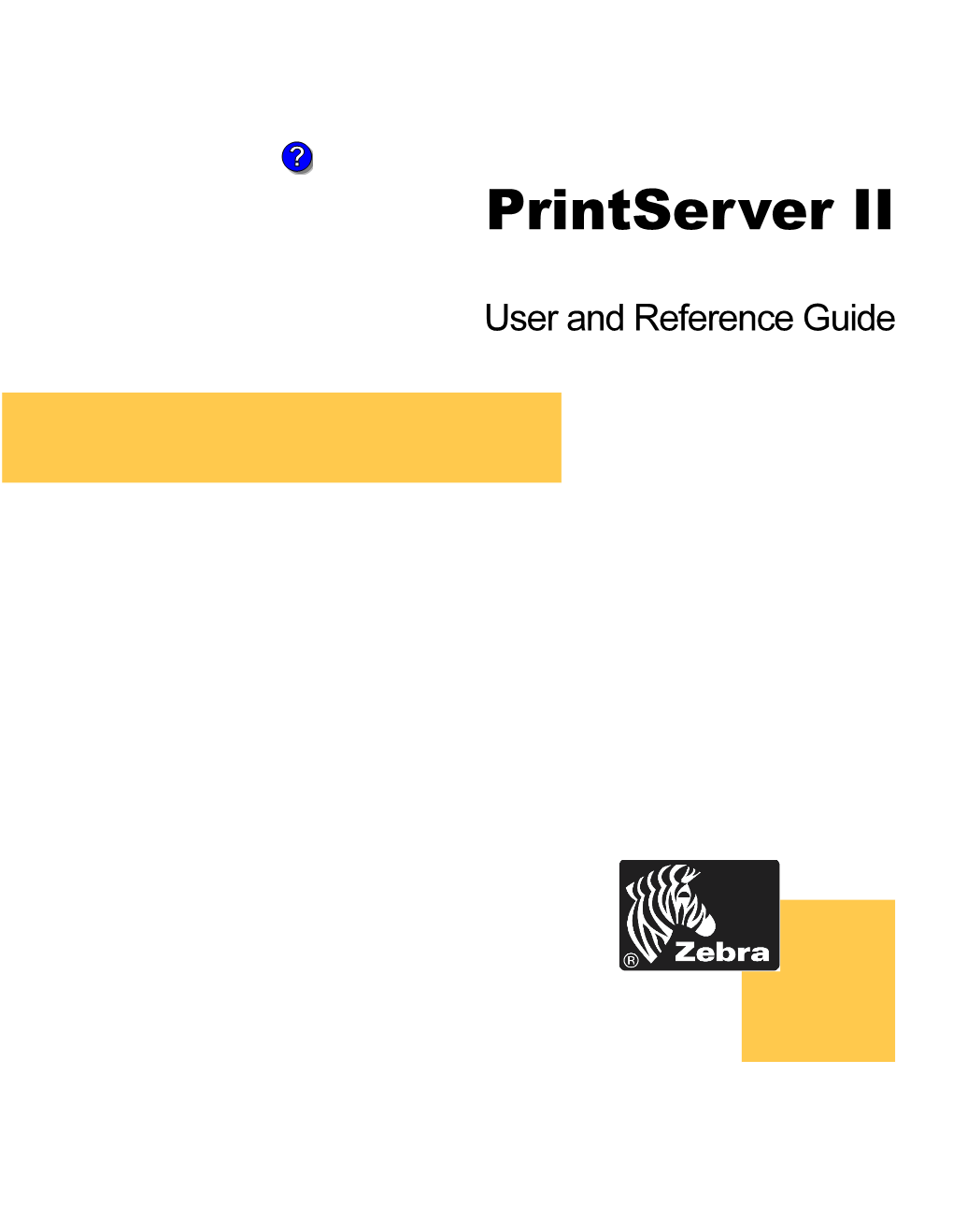 Printserver II User and Reference Guide Consists of These Chapters