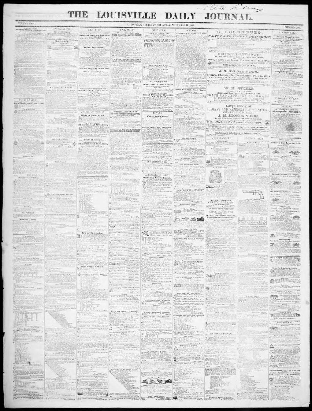 Louisville Daily Journal (Louisville, Ky. : 1833): 1854-11-11