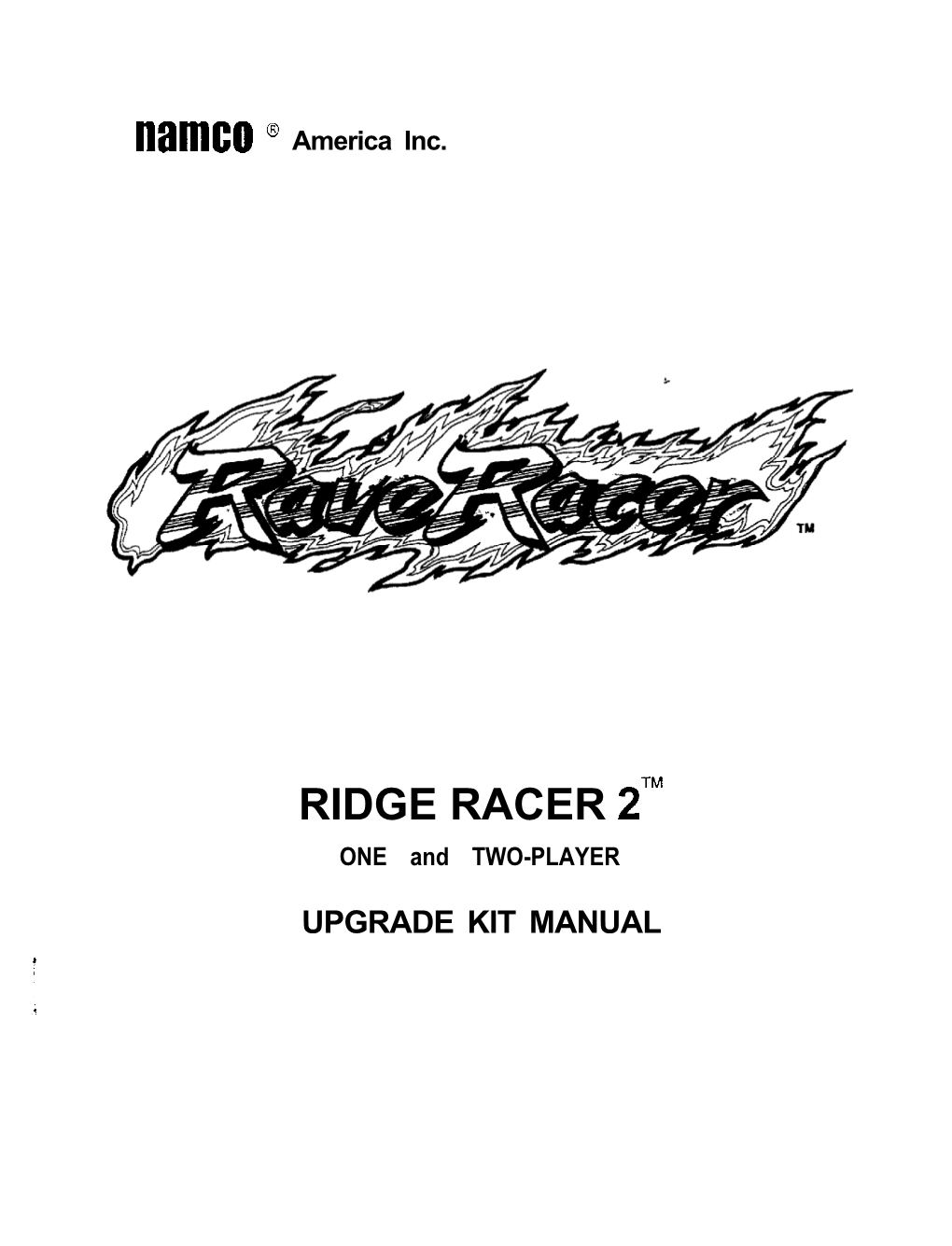 RIDGE RACER 2TM ONE and TWO-PLAYER