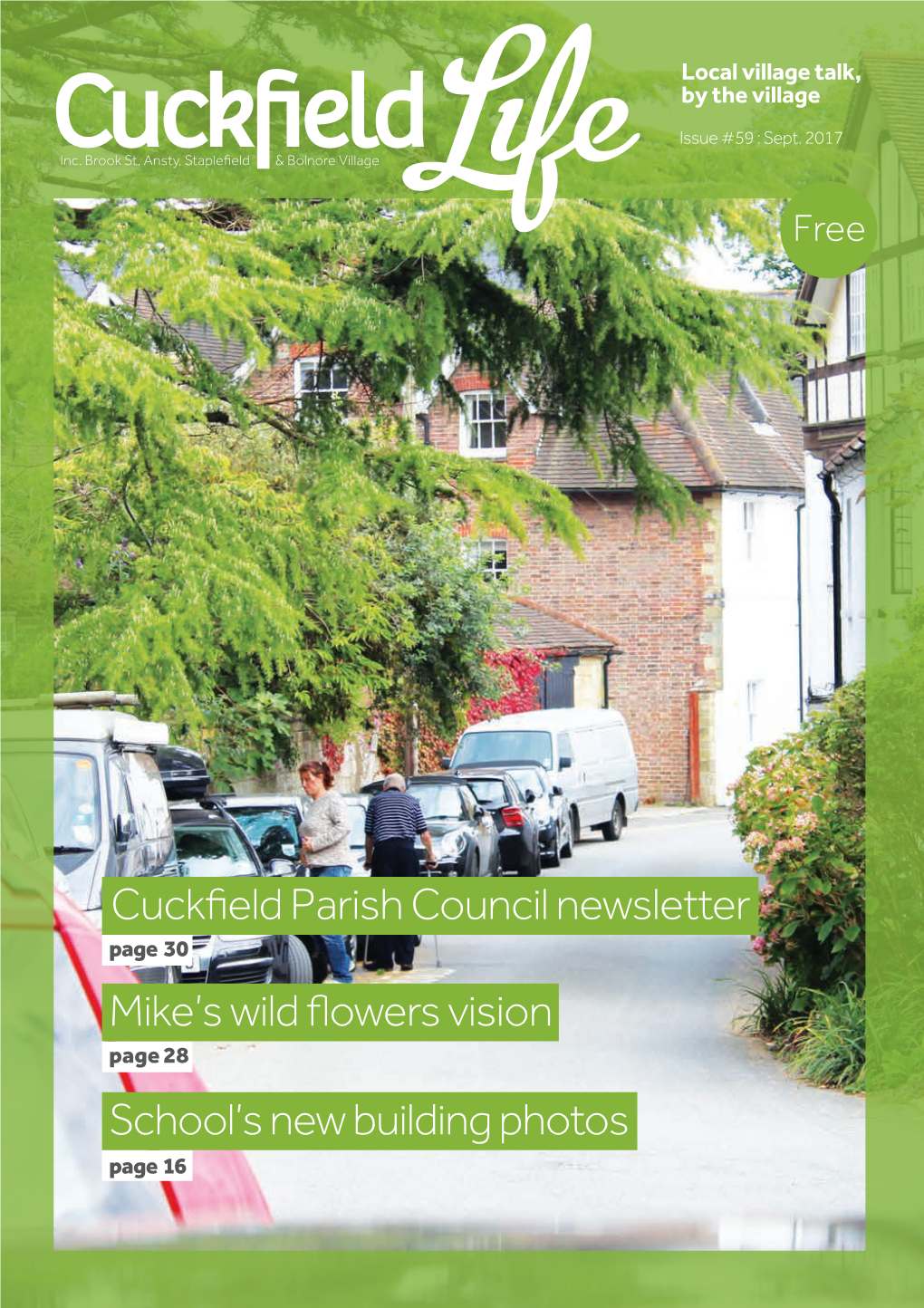 Cuckfield Parish Council Newsletter Mike's Wild Flowers Vision School's