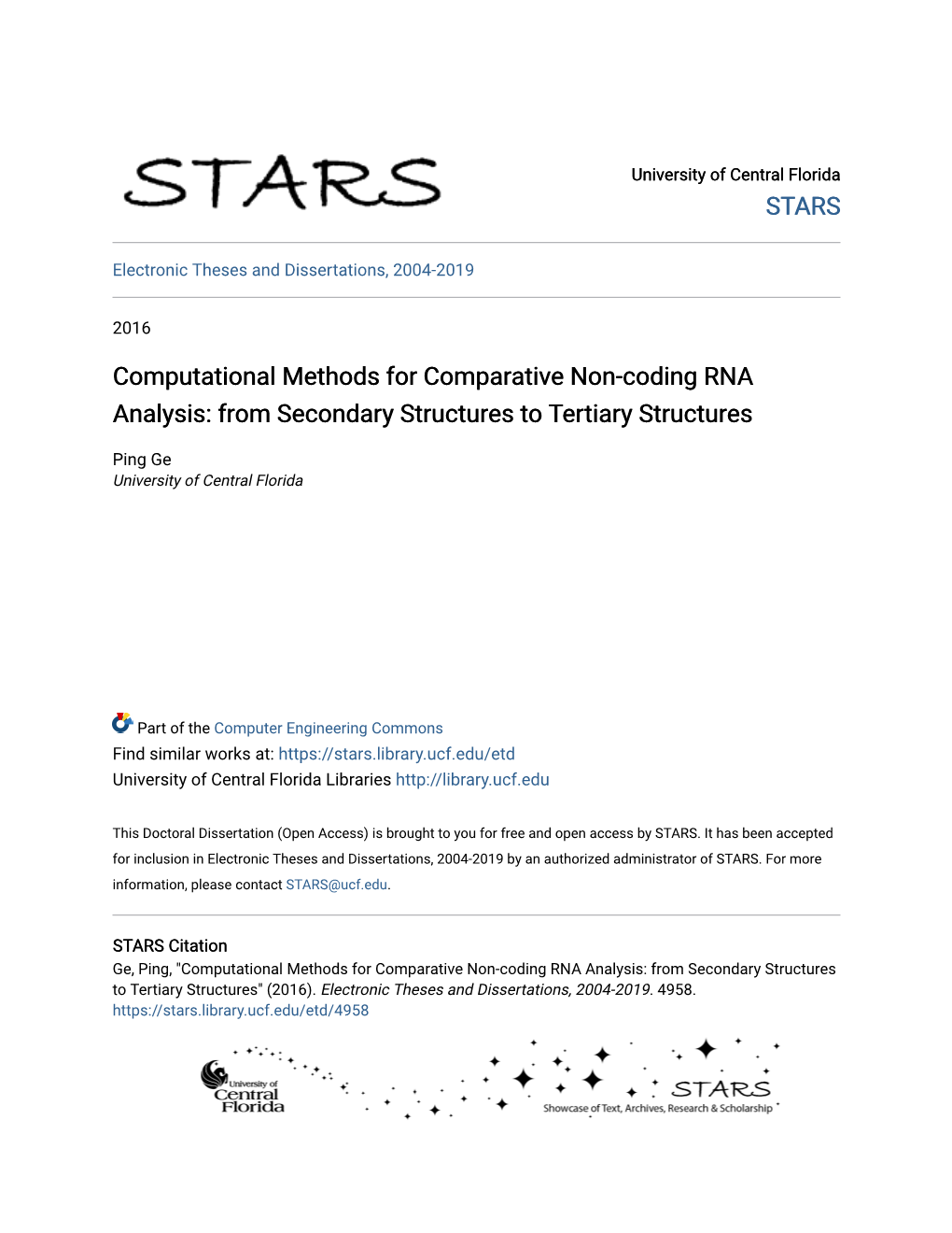 Computational Methods for Comparative Non-Coding RNA Analysis: from Secondary Structures to Tertiary Structures