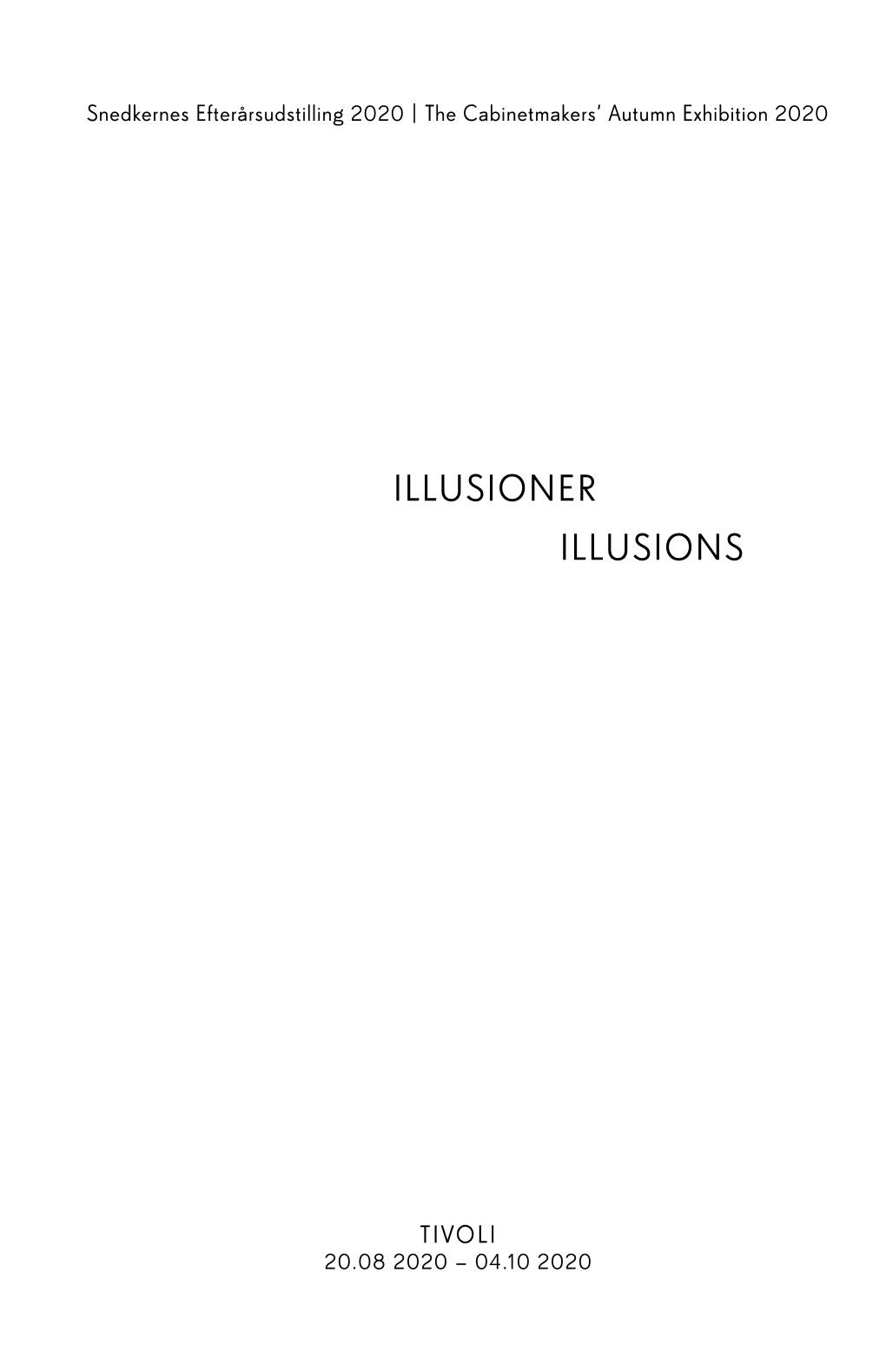 Illusions Illusioner