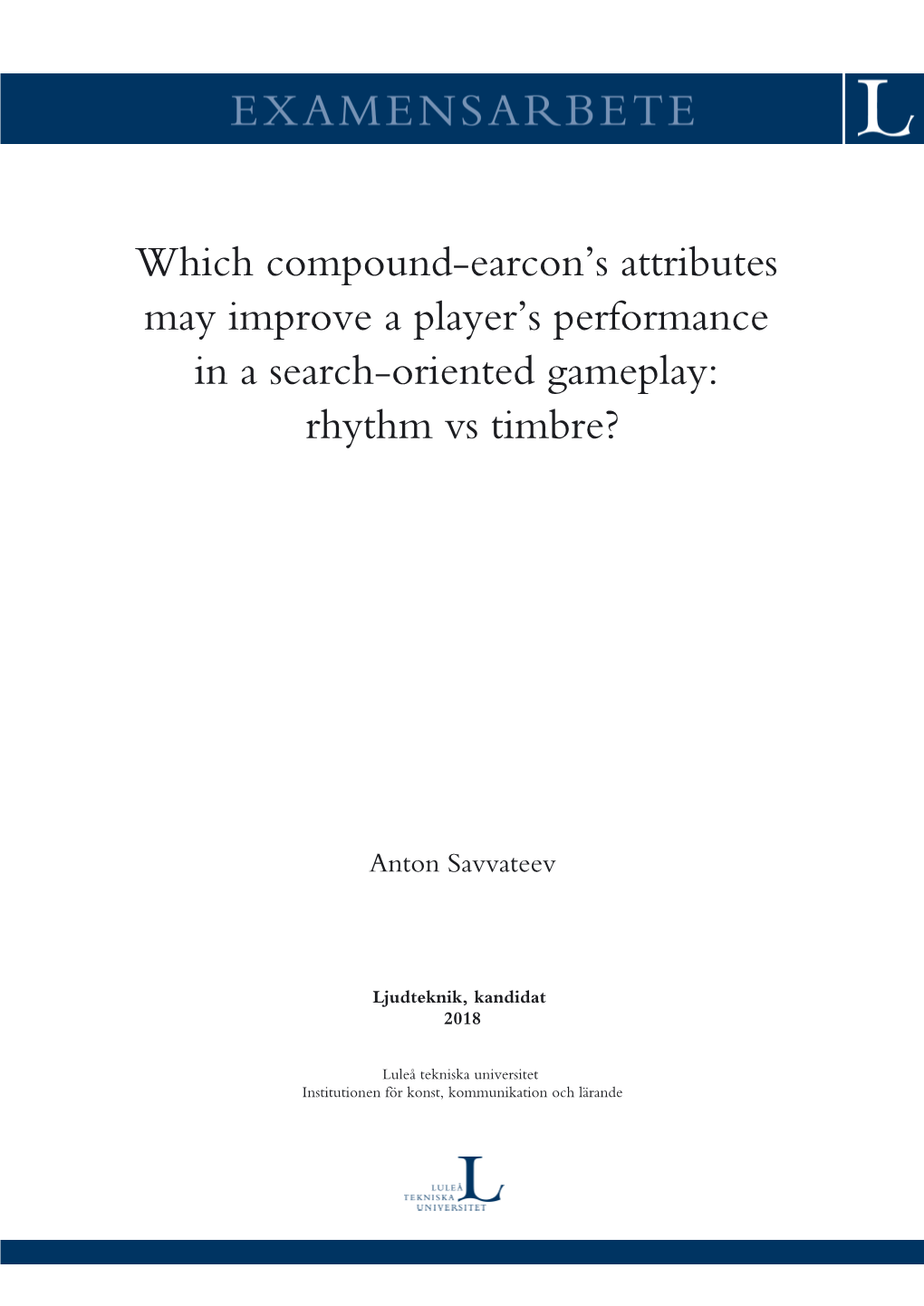 Which Compound-Earcon's Attributes May Improve A