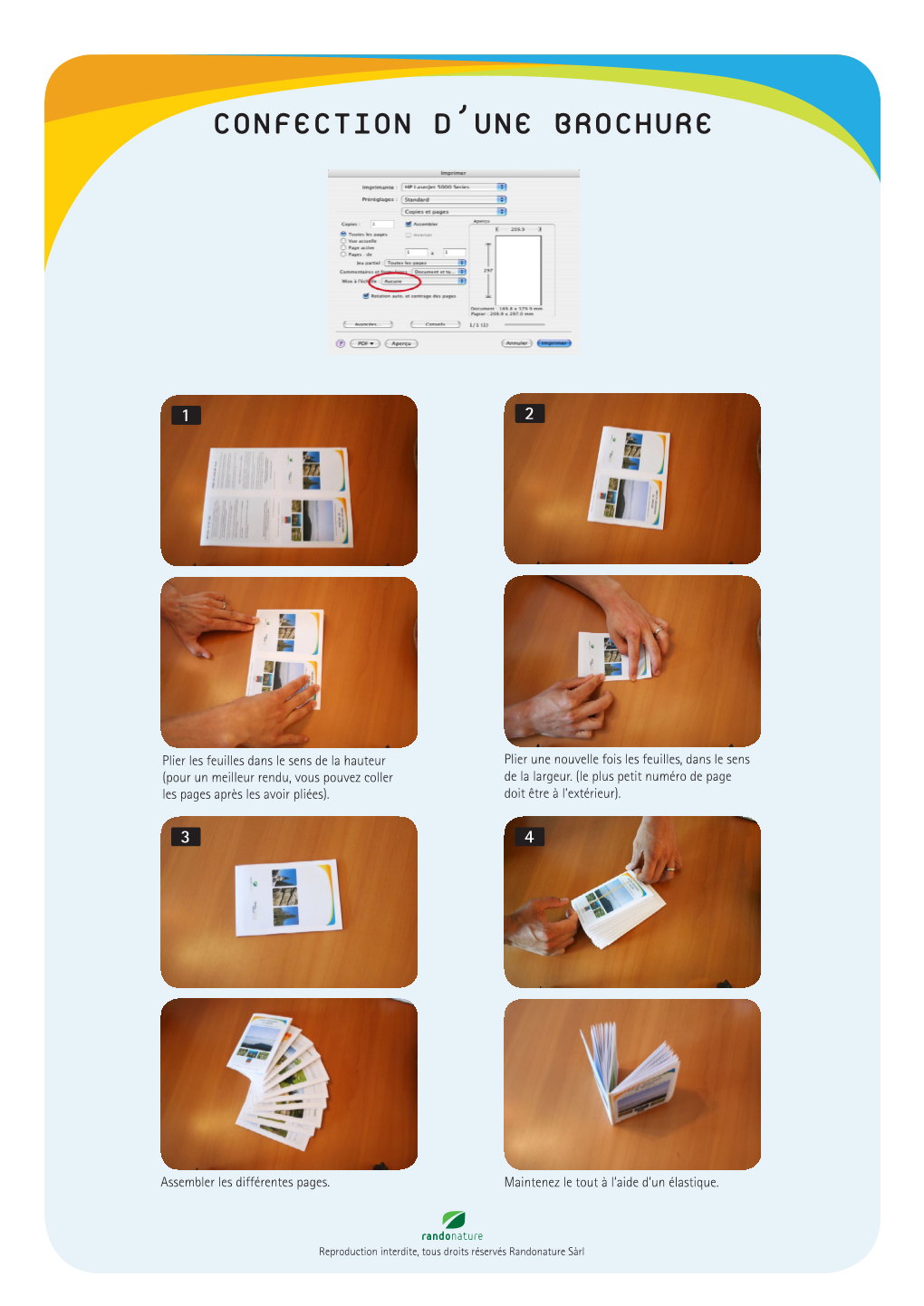 Confection D'une Brochure