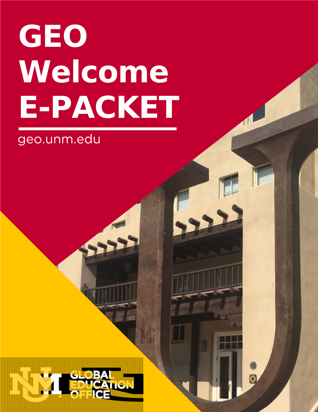GEO Welcome E-PACKET TABLE of CONTENTS 1