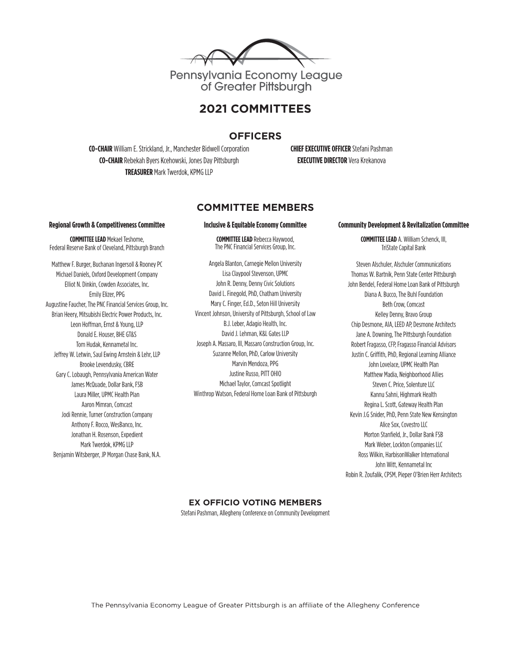 2021 Committees