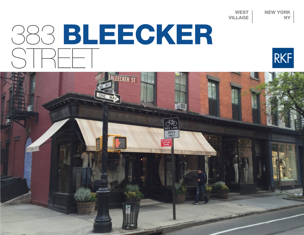 383 Bleecker Street, New York, NY