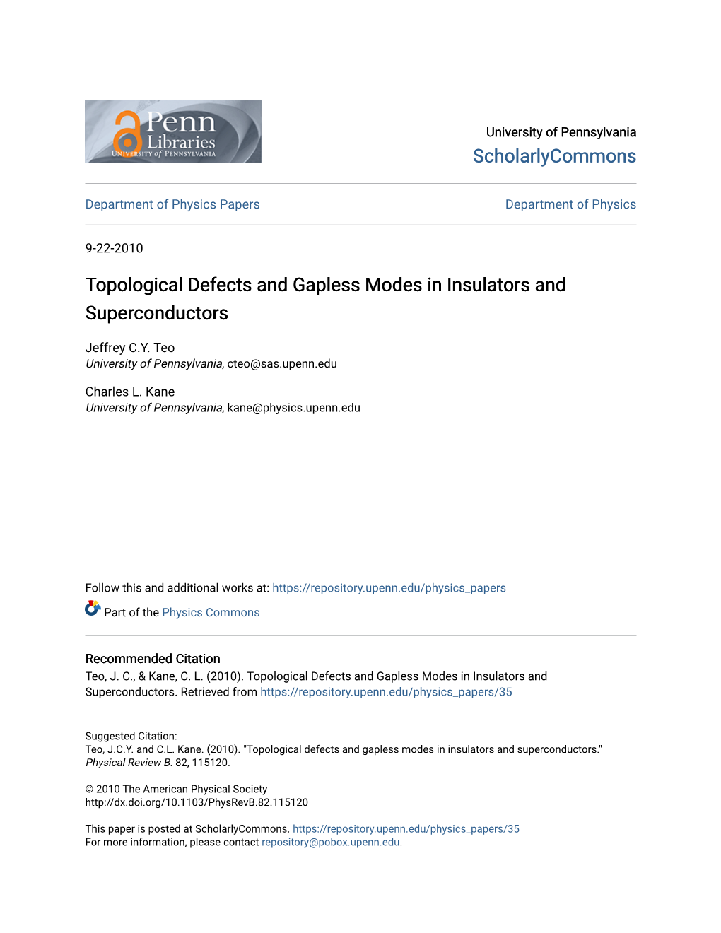 Topological Defects and Gapless Modes in Insulators and Superconductors