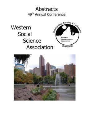 2007 Conference Abstracts