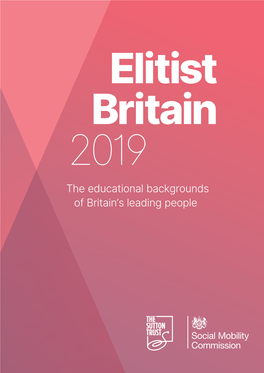 The Educational Backgrounds of Britain's Leading People