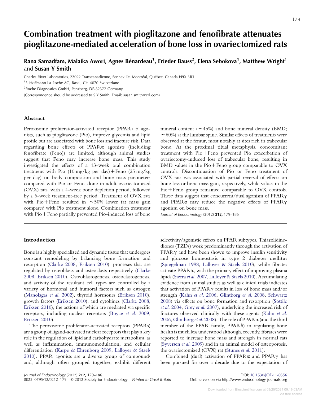 Combination Treatment with Pioglitazone and Fenofibrate