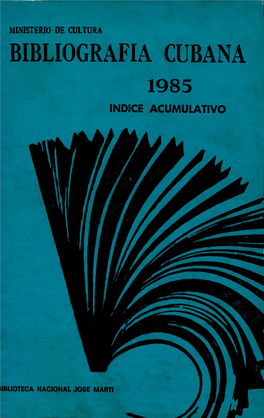 1985 Indice Acumulativo