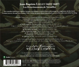 Jean-Baptiste LULLY (1632-1687) Les Divertissements De Versailles