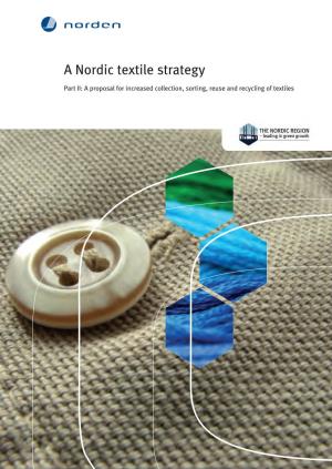 A Nordic Textile Strategy