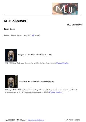 Mjjcollectors MJJ Collectors