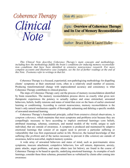 Clinical Note
