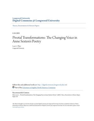 The Changing Voice in Anne Sexton's Poetry