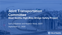 West Seattle Bridge Community Task Force