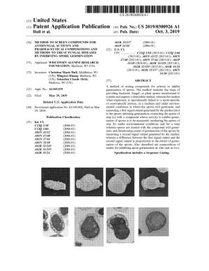 View U.S. Patent Application Publication No. US-2019-0300926 In