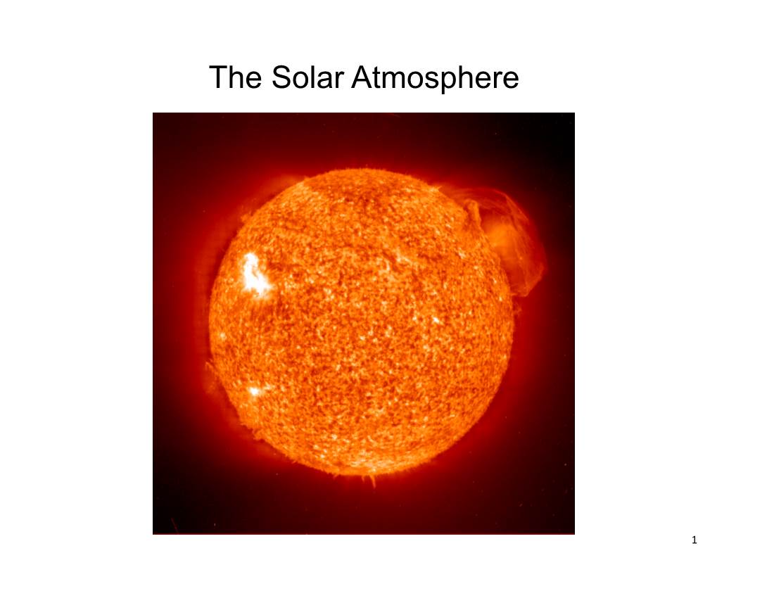 The Solar Atmosphere