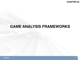 IGDPD C02-Game Analysis Frameworks