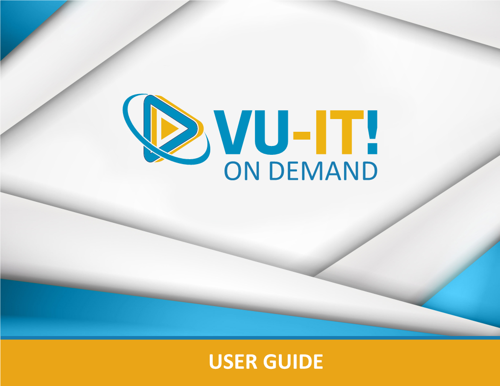 On Demand User Guide 1