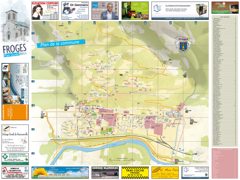 Plan De La Commune 717M Charmes (Allée Des)