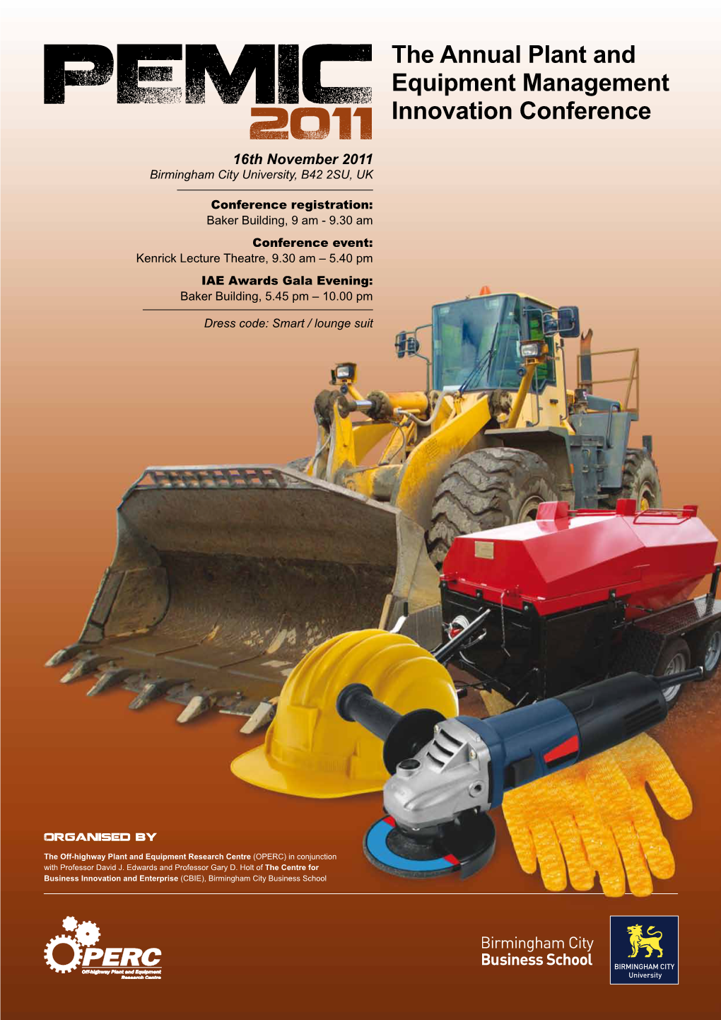 The Annual Plant and Equipment Management Innovation Conference