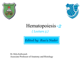 Hematopoiesis