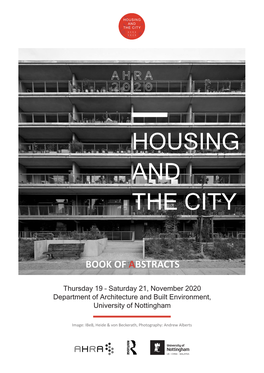 Housing and the City