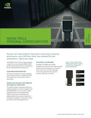 NVIDIA Tesla Personal Supercomputer, Please Visit