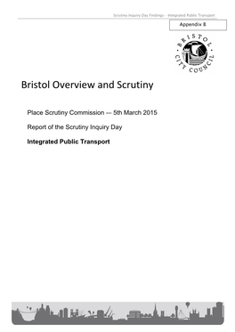 Bristol Overview and Scrutiny