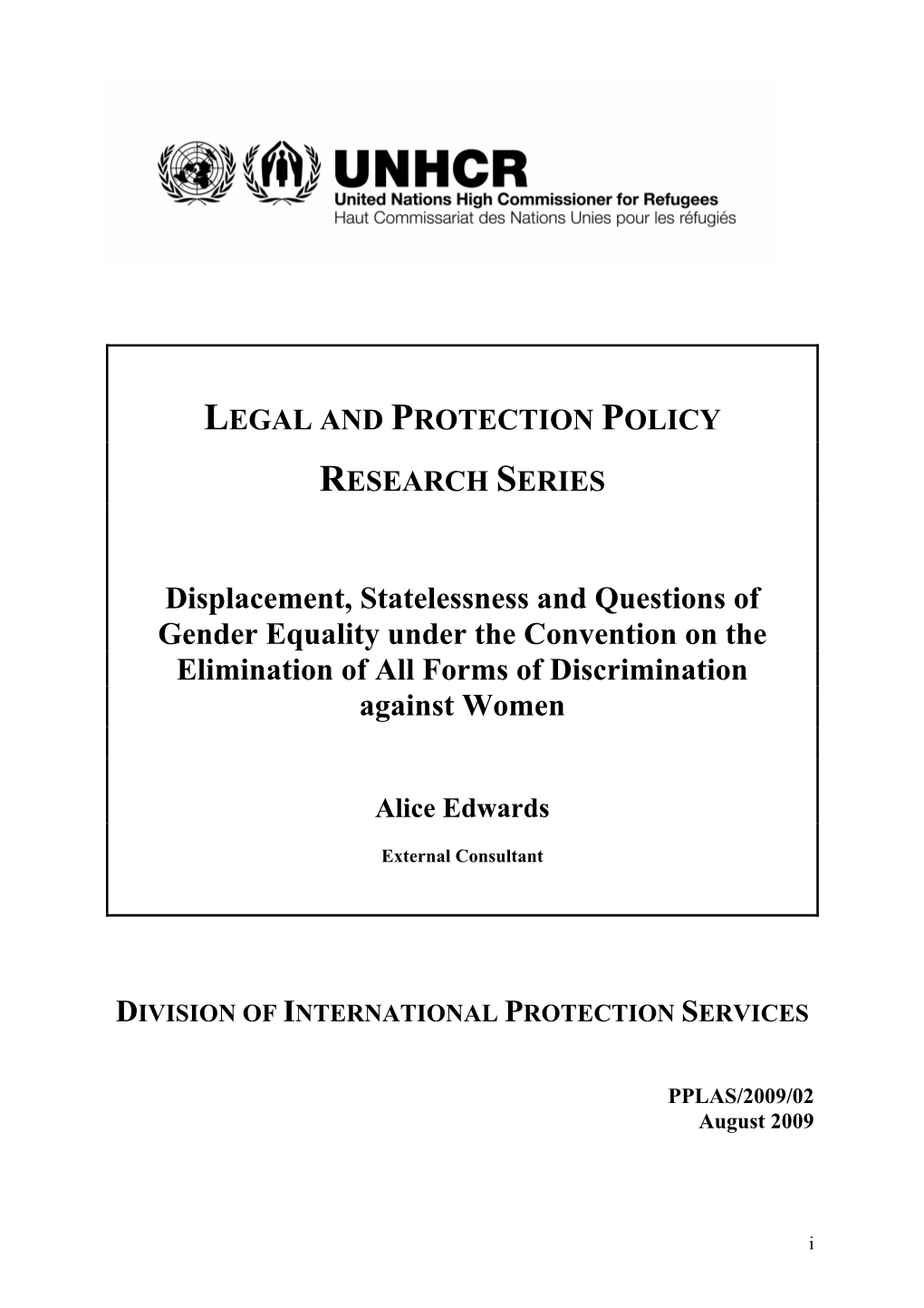 The Convention on the Elimination of All Forms of Discrimination Against Women