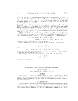 STRUCTURAL ISSUES for HYPERPERFECT NUMBERS [Feb