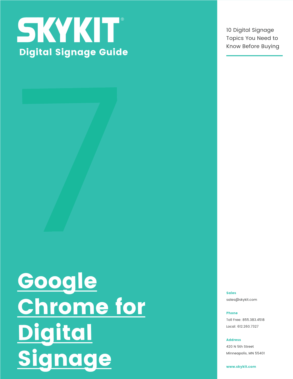 Google Chrome for Digital Signage