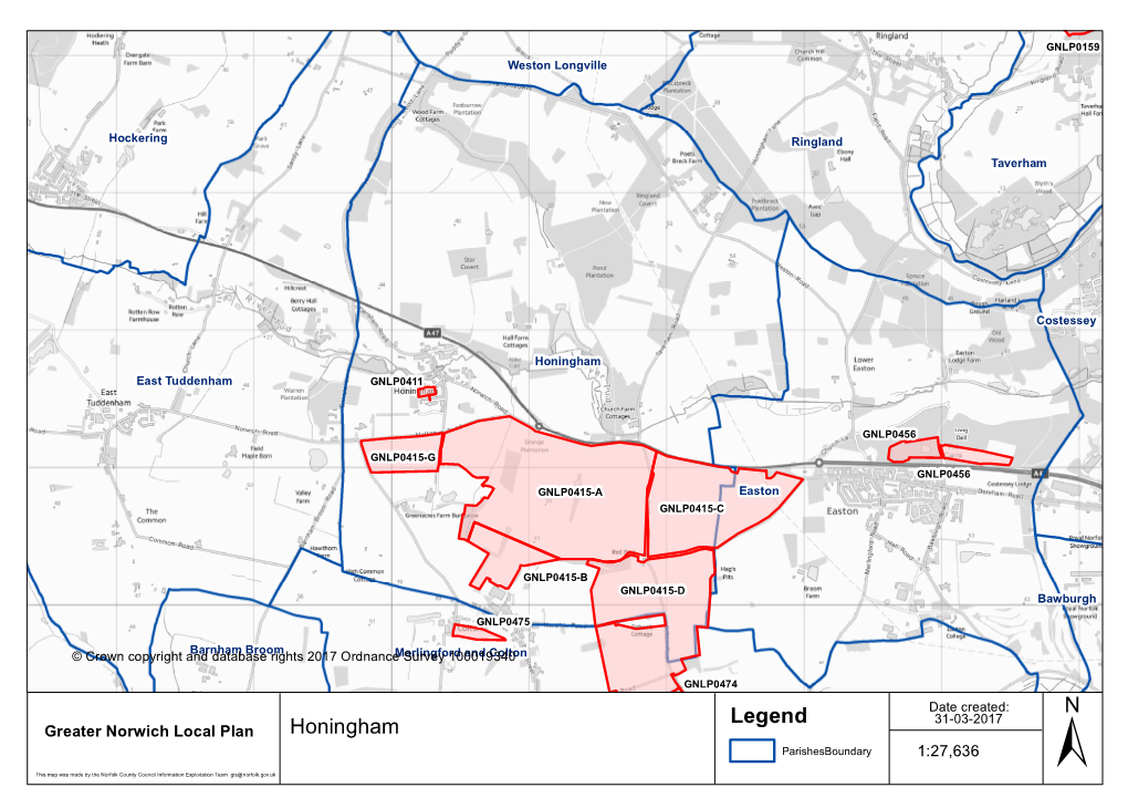 Honingham Map Book