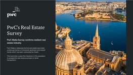 Pwc Malta Survey Confirms Resilient Real Estate Industry