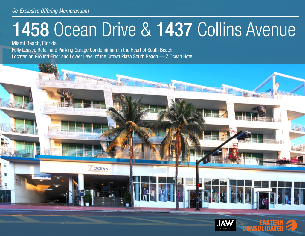 1458 Ocean Drive & 1437 Collins Avenue